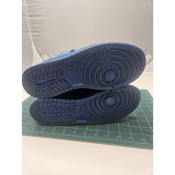 Nike Air Jordan 1 Retro High Team Royal Suede Youth Size 7Y (705300-404) - Picture 8 of 14